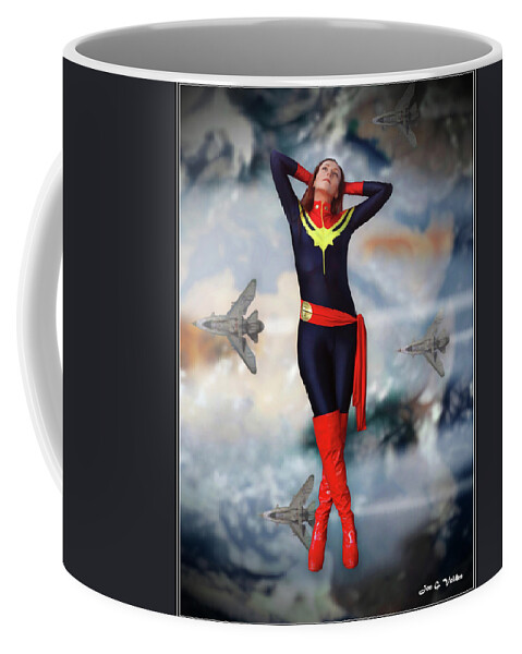 Captain Coffee Mug featuring the photograph The Only Way To Fly by Jon Volden