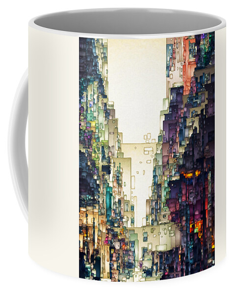  Coffee Mug featuring the digital art The Parisian 4 by David Hansen