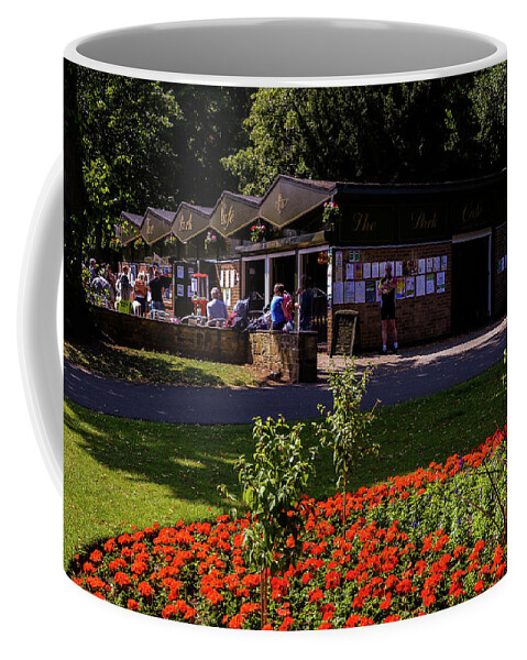 Abington Park.2011 Coffee Mug featuring the photograph The Park Cafe in Northampton Abington Park by Gordon James