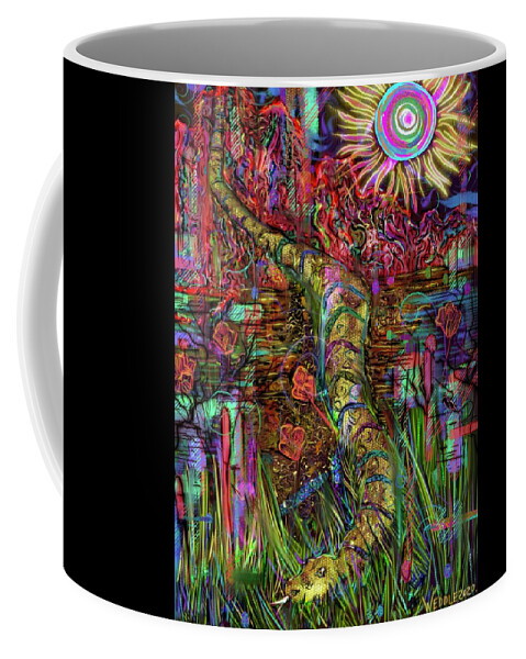 Path Coffee Mug featuring the digital art The Path by Angela Weddle