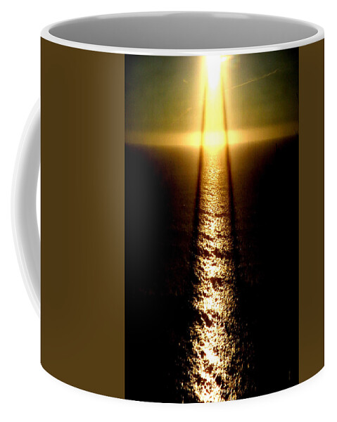 Spiritual Coffee Mug featuring the digital art The Path by James Barnes
