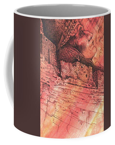 Peacemaker Coffee Mug featuring the painting The Peacemaker by Pamela Kirkham