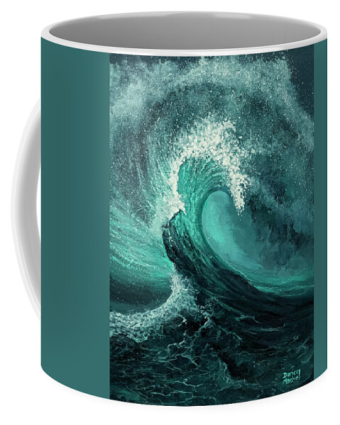 Perfect Coffee Mug featuring the painting The Perfect Storm by Darice Machel McGuire