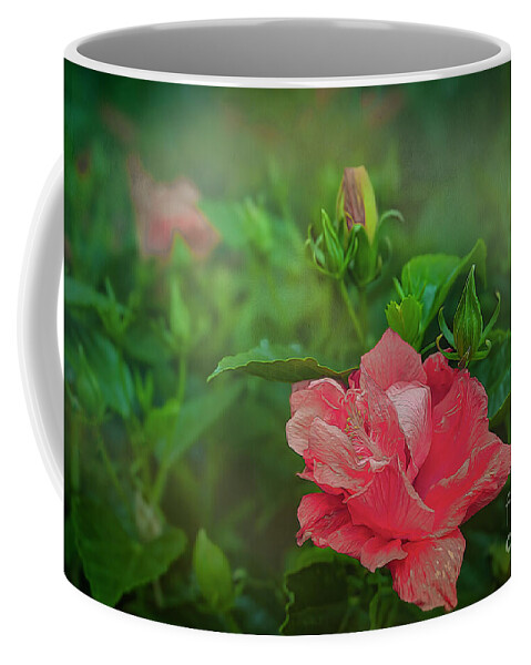 Hibiscus Coffee Mug featuring the photograph The Pink Hibiscus by Shelia Hunt