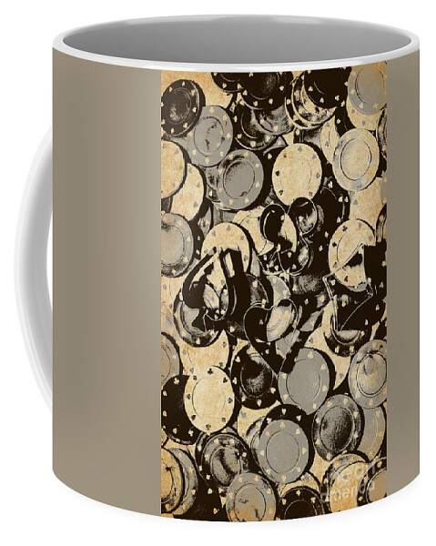 Vintage Coffee Mug featuring the photograph The Poker Saloon by Jorgo Photography