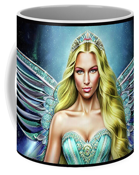 Healer Coffee Mug featuring the digital art The Prom Queen by Shawn Dall