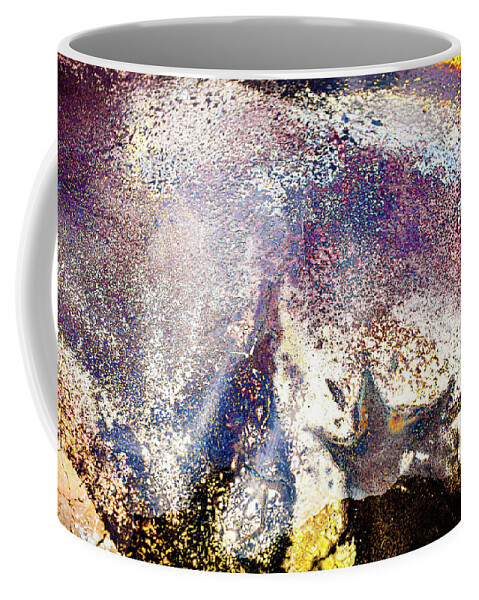 Yellow Coffee Mug featuring the photograph The Rainbow Priest by Liquid Eye