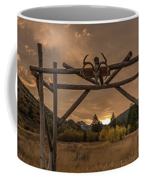 Idaho Coffee Mug featuring the photograph The Ranch, Victor by Arthur Oleary