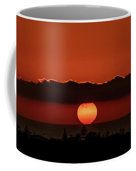 Chriscousins Coffee Mug featuring the photograph The Red Sun by Chris Cousins