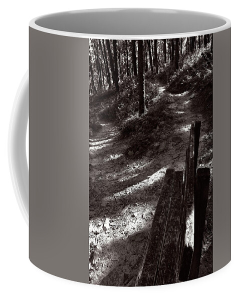 Bench Coffee Mug featuring the photograph The Resting Spot by George Taylor