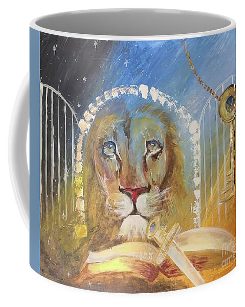 The Revelation Gate Coffee Mug featuring the painting The Revelation Gate by Jennifer Page