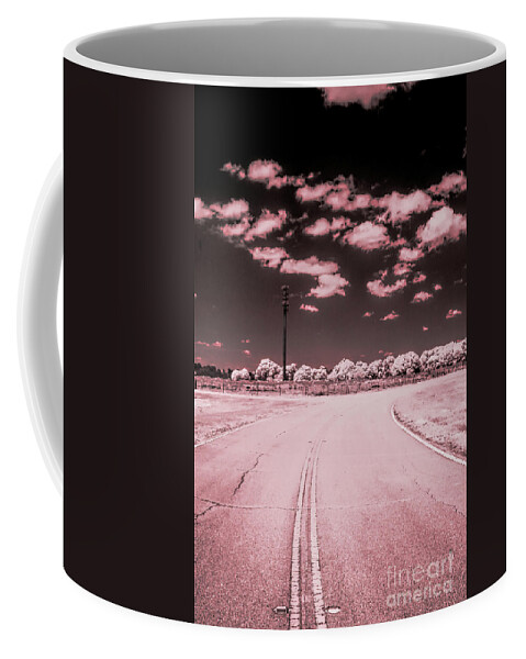 The Road Coffee Mug featuring the photograph The Road, Infrared Photography by Felix Lai