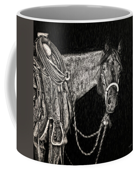 Roan Coffee Mug featuring the photograph The Roan by Phyllis Burchett