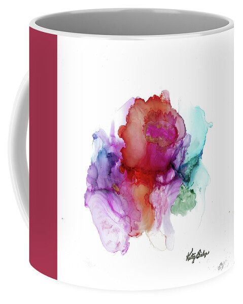 Rose Coffee Mug featuring the painting The Rose At The End Of The Day by Katy Bishop