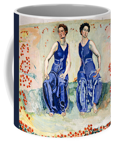 19th Century Art Coffee Mug featuring the painting The Sacred Hour, 1902-1916 by Ferdinand Hodler