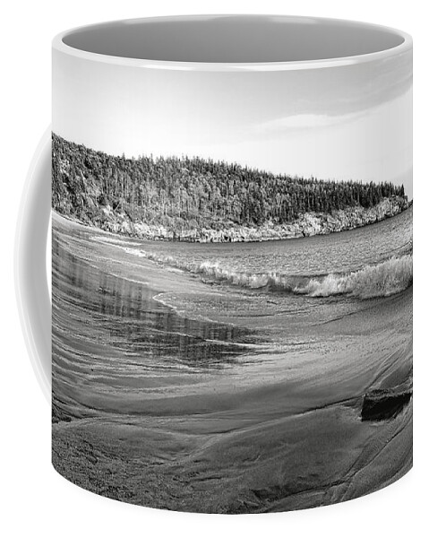 Acadia Coffee Mug featuring the photograph The Sand Beach at Acadia National Park by Olivier Le Queinec