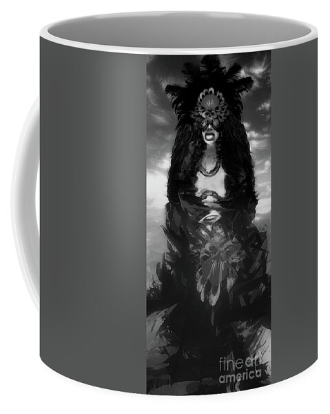 Woman Coffee Mug featuring the photograph The Shriek by Jack Torcello