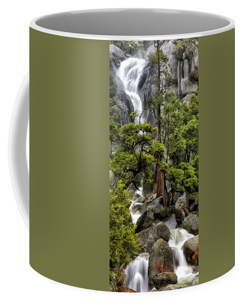  Coffee Mug featuring the photograph The Slide Waterfall - Yosemite National Park by William Rainey