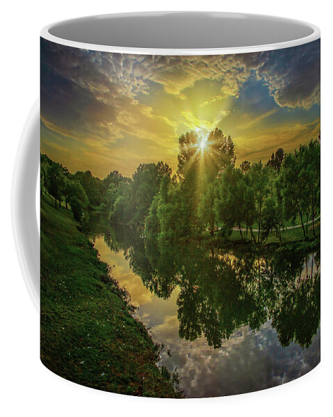 Texas Hill Country Coffee Mug featuring the photograph The Star of Sunset by Lynn Bauer