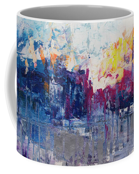 Winter Coffee Mug featuring the painting The Symphony of a Winter Morning by Linda Bailey