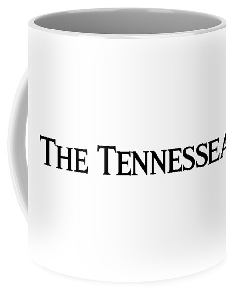 Nashville Coffee Mug featuring the digital art The Tennessean Black Logo by Gannett Co