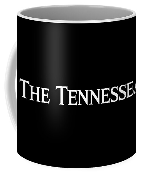Nashville Coffee Mug featuring the digital art The Tennessean White Logo by Gannett Co
