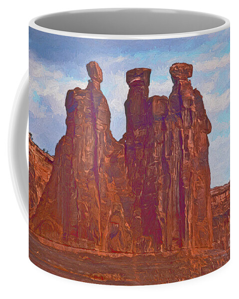 Tags Coffee Mug featuring the photograph The Three Gossips by Liz Leyden