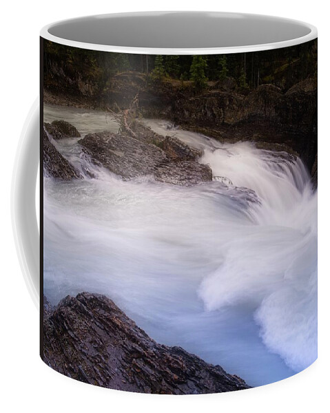 Landscape Coffee Mug featuring the photograph The Turmoil At The Top by Allan Van Gasbeck