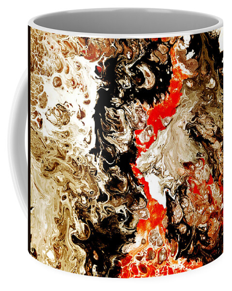 Coffee Mug featuring the painting The Unquenchable Thirst for Life by Rein Nomm