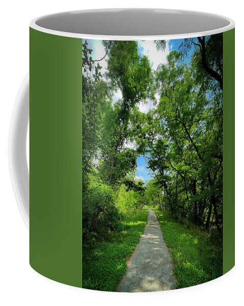 Landscapes Coffee Mug featuring the photograph The Usual Trail by Lora J Wilson