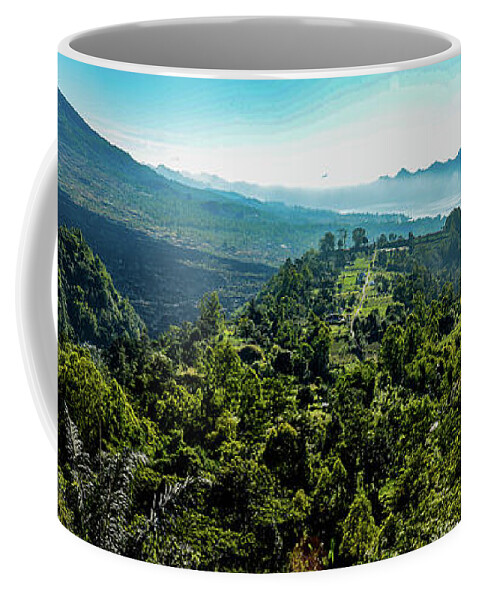 Mt Batur Coffee Mug featuring the photograph The View From Here - Mount Batur. Bali, Indonesia by Earth And Spirit