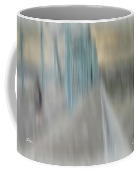 Chattanooga Coffee Mug featuring the mixed media The Walk - An Abstract Work by DB Hayes