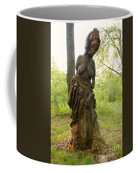 Sculpture Coffee Mug featuring the sculpture The Watcher by M Bellavia