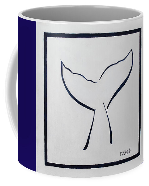 Wave Coffee Mug featuring the painting The Wave by Marilyn McNish