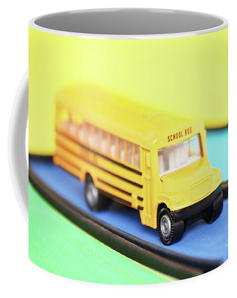 School Coffee Mug featuring the photograph The way to knowledge is through books by Mendelex Photography