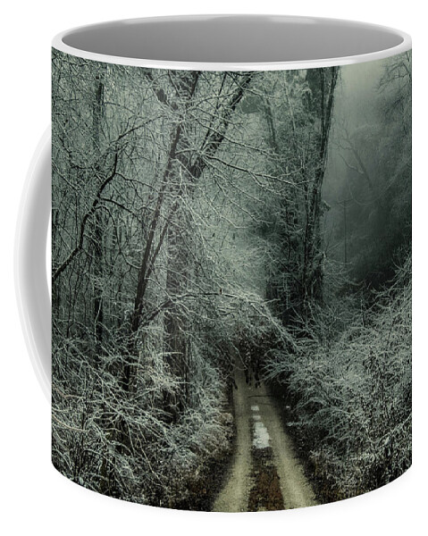 Winter Coffee Mug featuring the digital art The Welcome Mat by William Fields