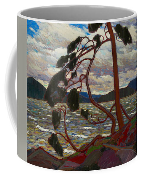 20th Century Art Coffee Mug featuring the painting The West Wind, 1916-1917 by Tom Thomson