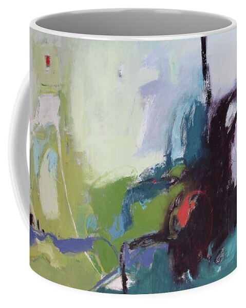 The Whale Coffee Mug featuring the painting The Whale by Chris Gholson