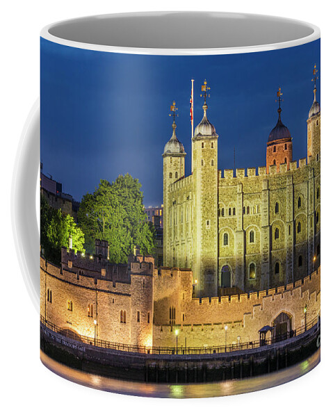 Castle Coffee Mug featuring the photograph The White Tower, Tower of London by Neale And Judith Clark