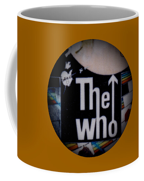 The Who Coffee Mug featuring the drawing The Who - 1960s Poster - detail by Sean Connolly