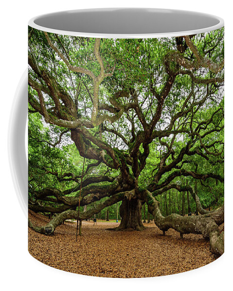 Angel Coffee Mug featuring the photograph The Whole Angel Oak Tree by Louis Dallara
