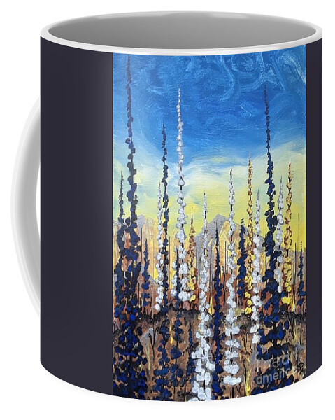 Wild Coffee Mug featuring the painting The Wild by April Reilly