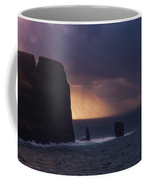 Witch Coffee Mug featuring the photograph The witch and the giant by Tor-Ivar Naess