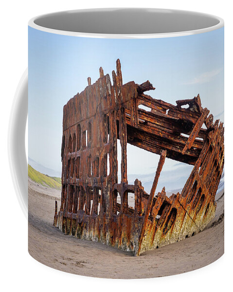 2019 Coffee Mug featuring the photograph The Wreck of the Peter Iredale by Gerri Bigler