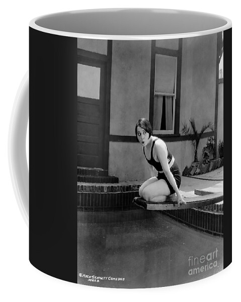 Thelma Hill Coffee Mug featuring the photograph Thelma Hill Mack Sennett Bathing Beauty by Sad Hill - Bizarre Los Angeles Archive