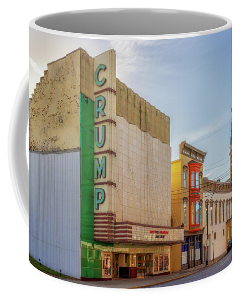 Columbus Historic District Coffee Mug featuring the photograph Third Street Historic Architecture - Columbus, Indiana by Susan Rissi Tregoning