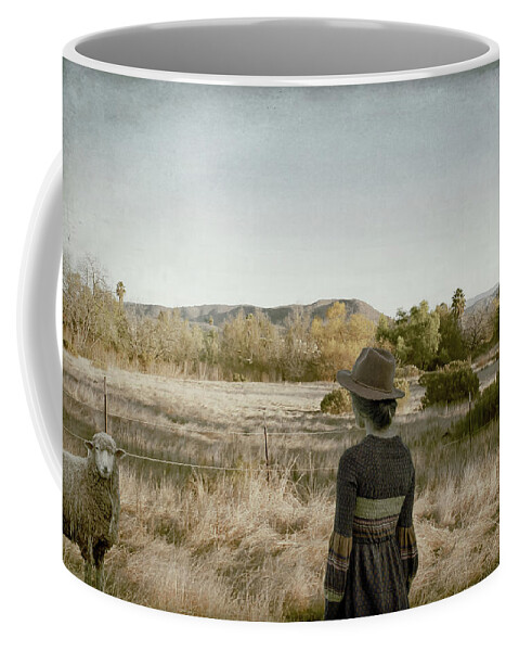 Sheep Coffee Mug featuring the photograph This Beautiful Life by Alison Frank