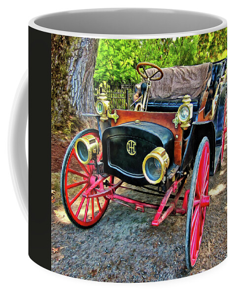 Automotive Art Coffee Mug featuring the photograph This Old Car by Thom Zehrfeld