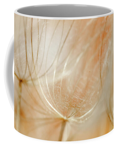 Dandelions Coffee Mug featuring the photograph Three Dandelions by Iris Greenwell