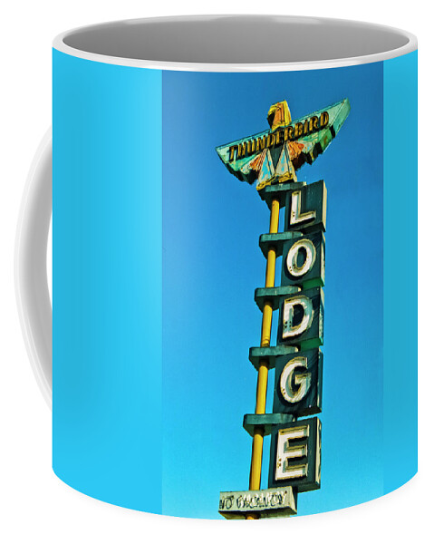 Thunderbird Coffee Mug featuring the photograph Thunderbird Lodge by Matthew Bamberg